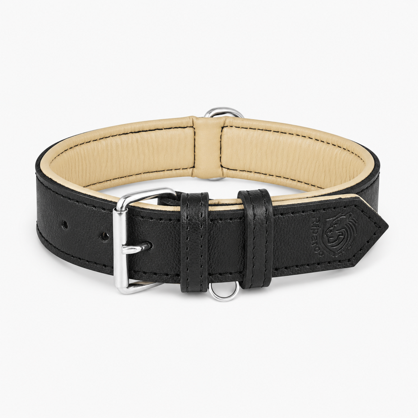 Padded Leather Dog Collar